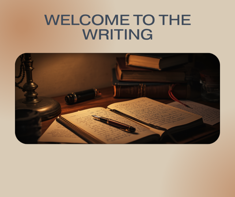 Welcome to the Writing — hero image